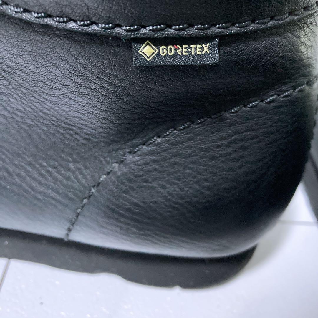 美品 クラークス ワラビーブーツ 26.5 ゴアテックス 本革 ビブラム 黒