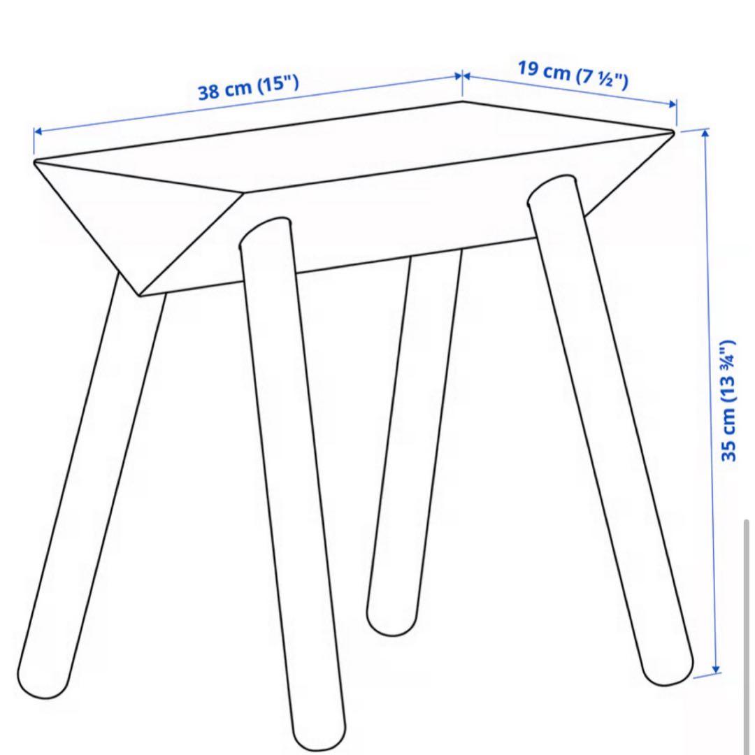 IKEA　限定コレクション　オッミェンゲ　スツール　新品　OMMJÄNGE