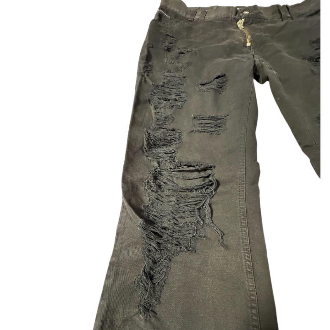 希少　ドルガバ　D&G クラッシュデニム　ダメージ　ロゴ　54 y2k