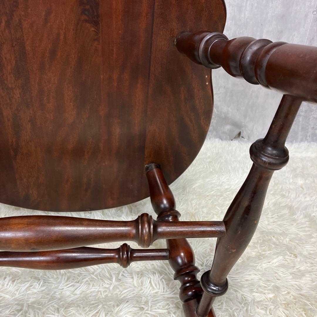 九州民芸家具 ミズメザクラ無垢 ウィンザーチェア 肘付き キャプテンチェア