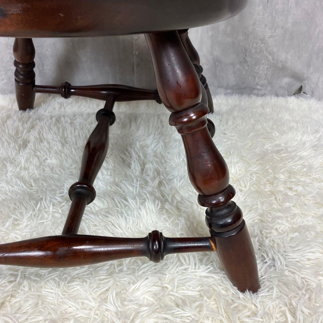 九州民芸家具 ミズメザクラ無垢 ウィンザーチェア 肘付き キャプテンチェア