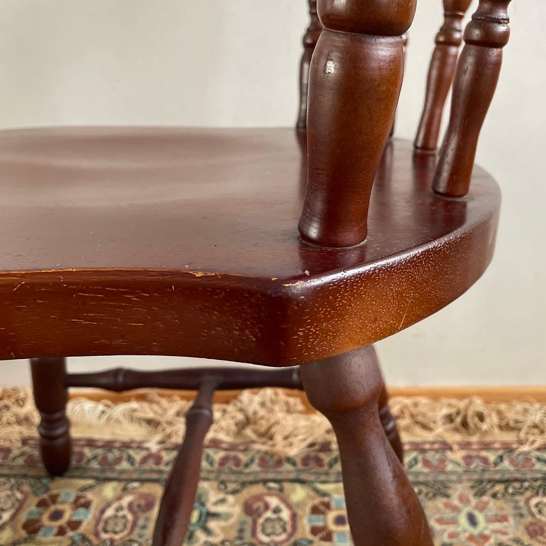 ③ミキモク　ウィンザーチェア　ダイニングチェア　レトロ　アンティーク