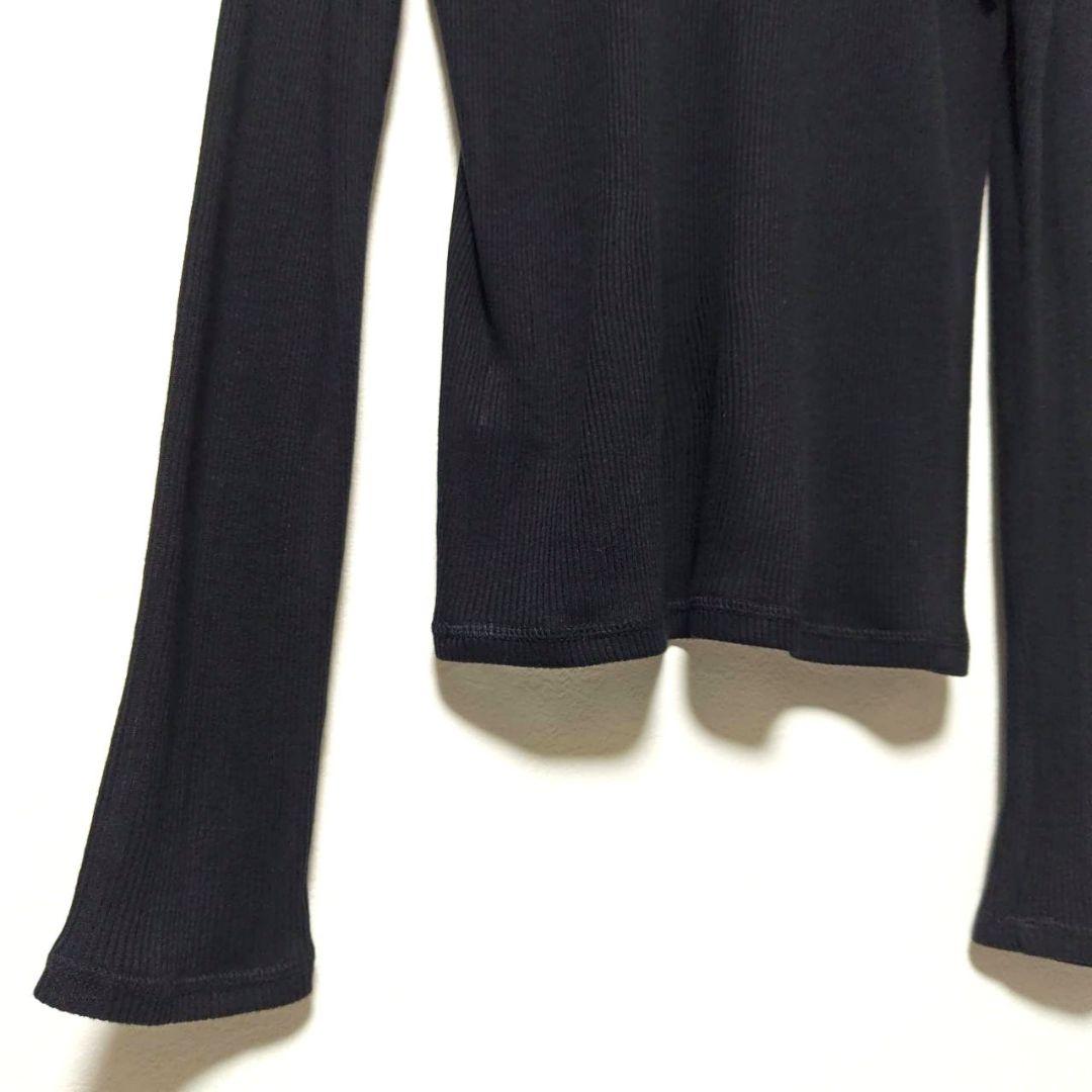 エブリデイ アイ ライク カシミア混 テレコ ロングスリーブプルオーバー F 黒