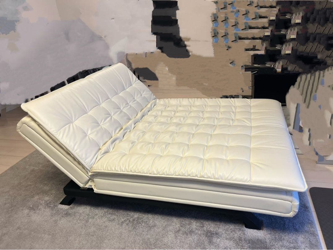 【FLORA】ニトリ ソファベッド　Nシールド　ホワイト