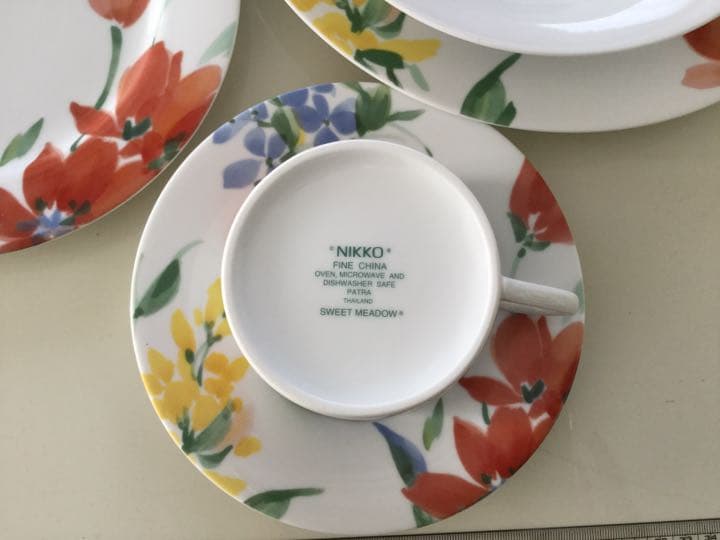 NIKKOニッコー20pc 手描き風花柄 5点×4セット 新品未使用