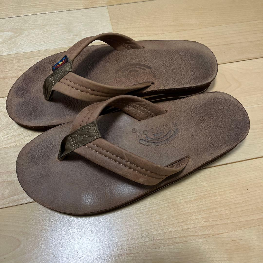 レインボーサンダル　ラグジュアリーレザー　ダブルレイヤー