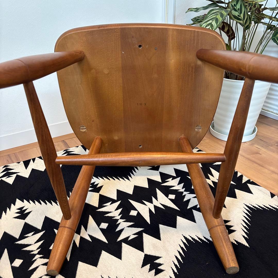 美品　柏木工 KASHIWAヴィンテージ　ウィンザーチェア　アローバック⑤