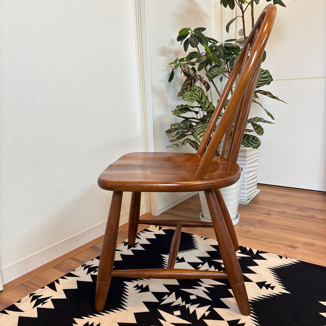 美品　柏木工 KASHIWAヴィンテージ　ウィンザーチェア　アローバック⑤