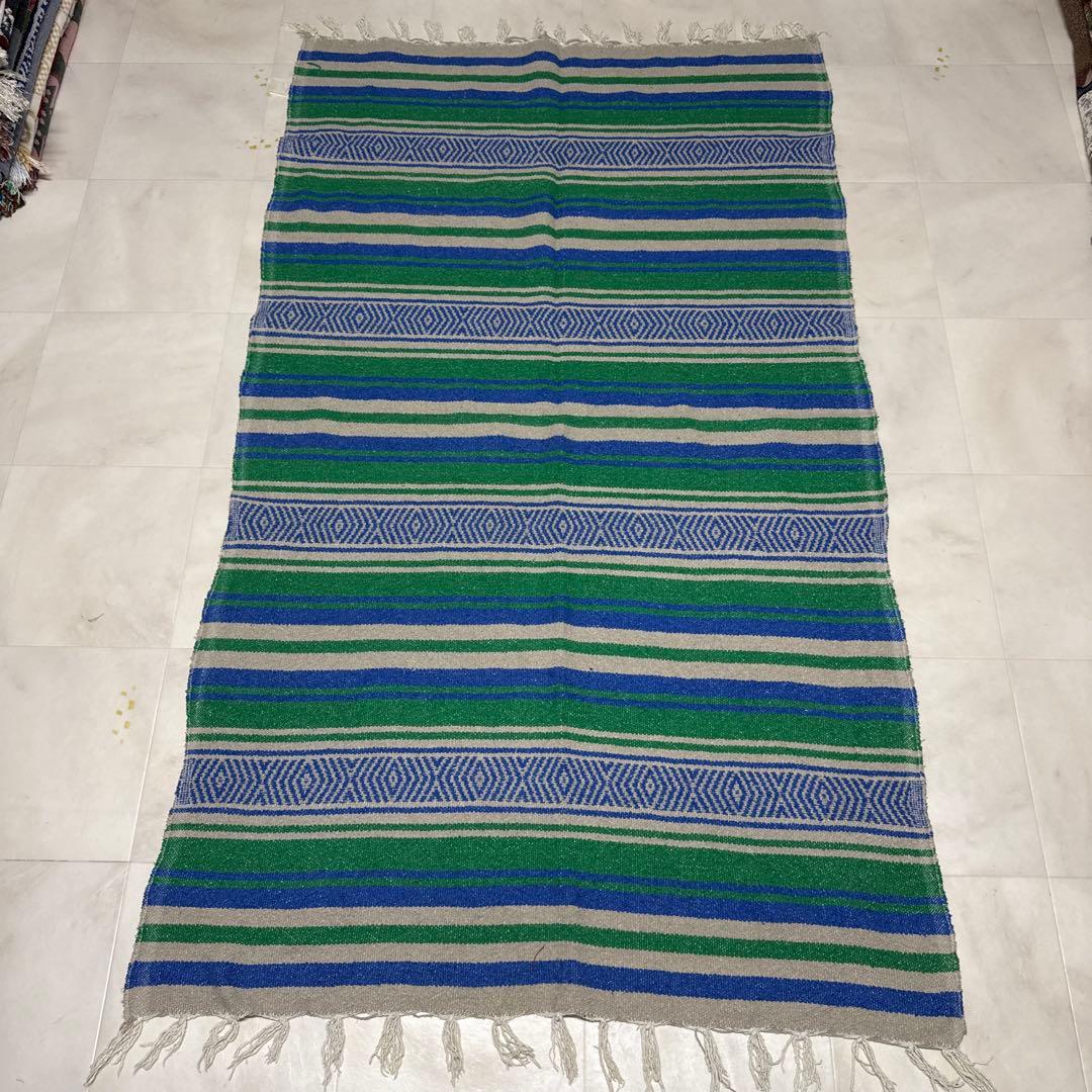 ネイティブ　メキシカン　マルチカバー　ソファーカバー　ラグ　190x103