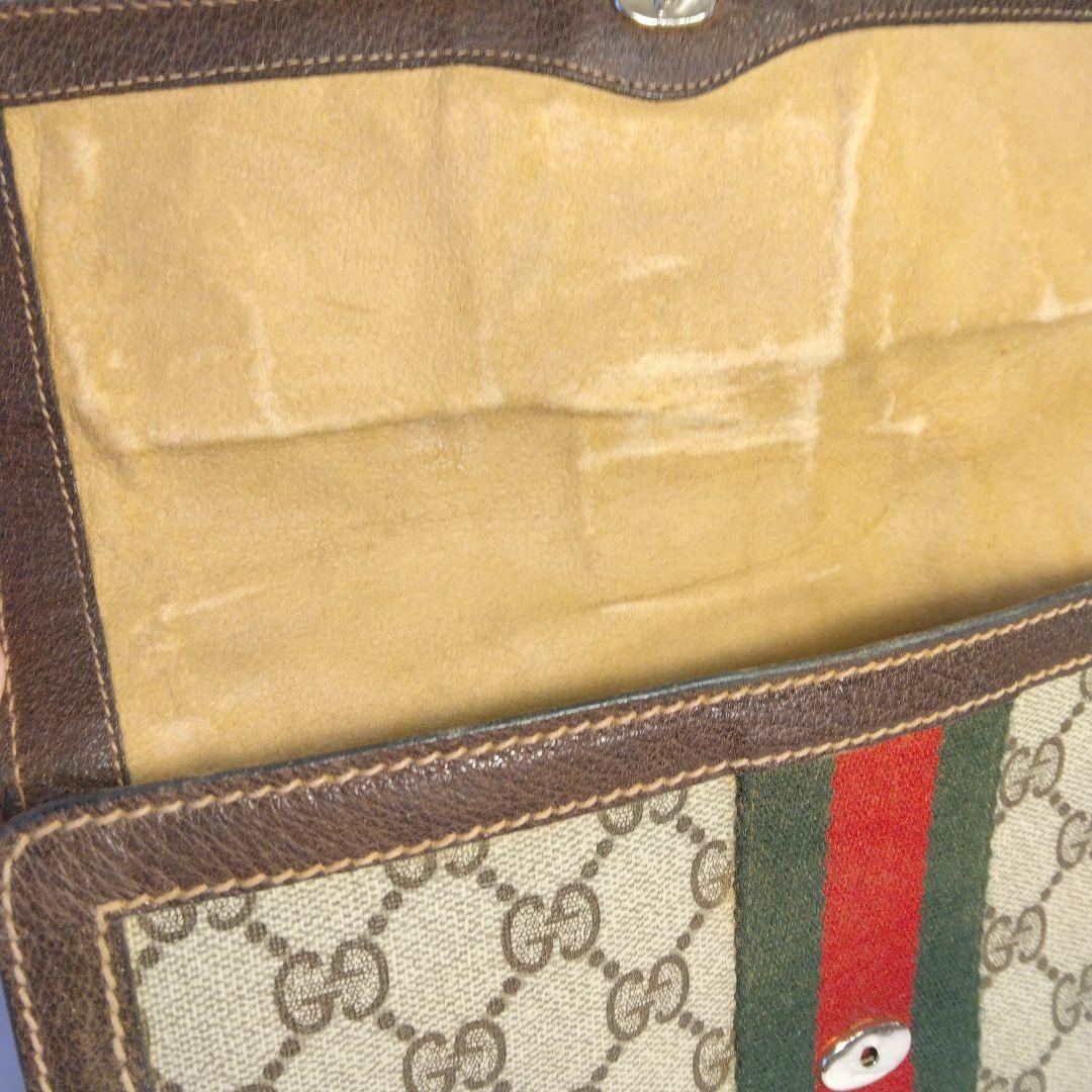 Gucci グッチ　GGプラスシェリー　PVC　セカンドバッグ クラッチバッグ