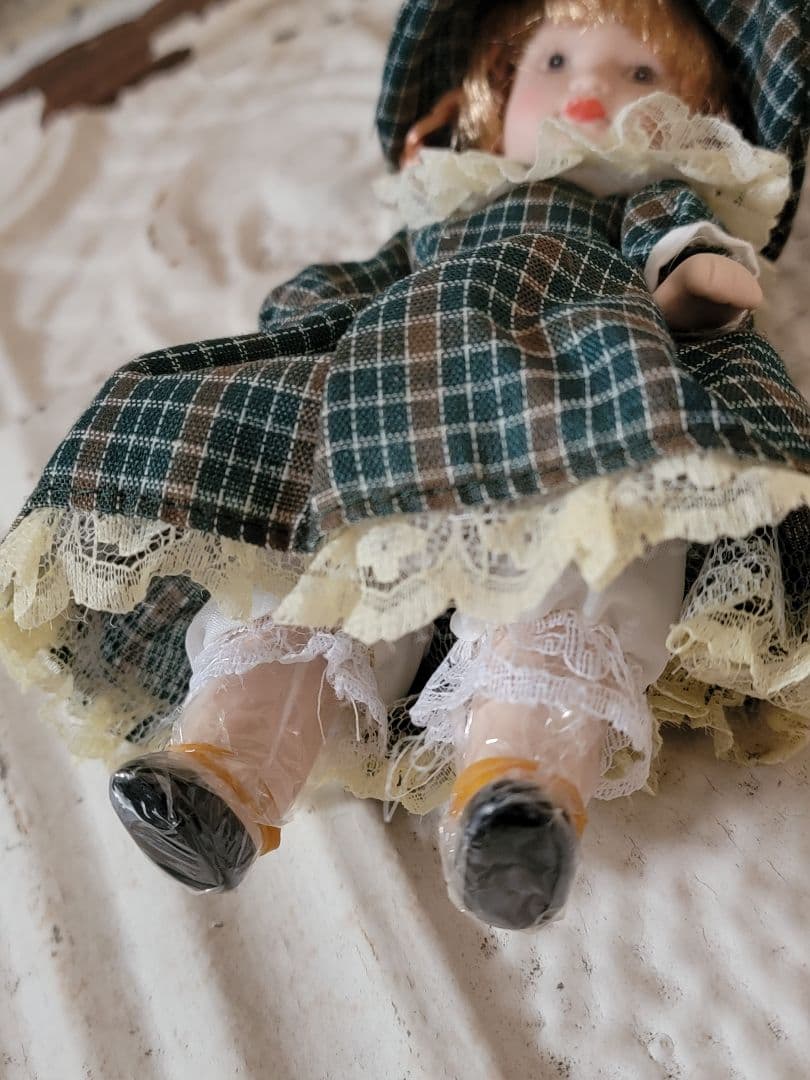 新品未使用　デッドストックヴィンテージ　ビスクドール　ミニョネット　２体セット