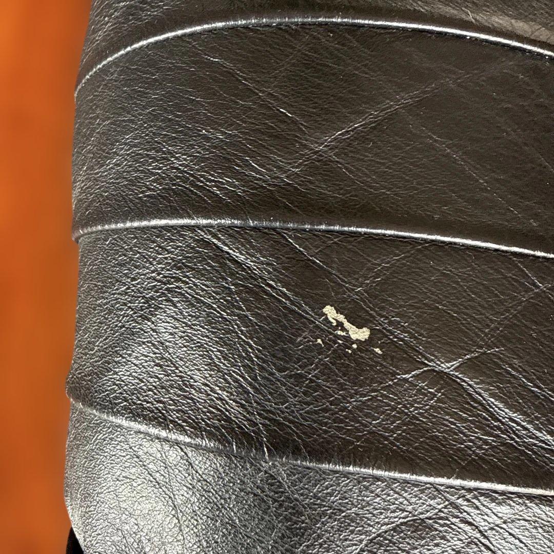 レア　Luciano Frigerio イタリア　黒レザー 1人掛けソファ