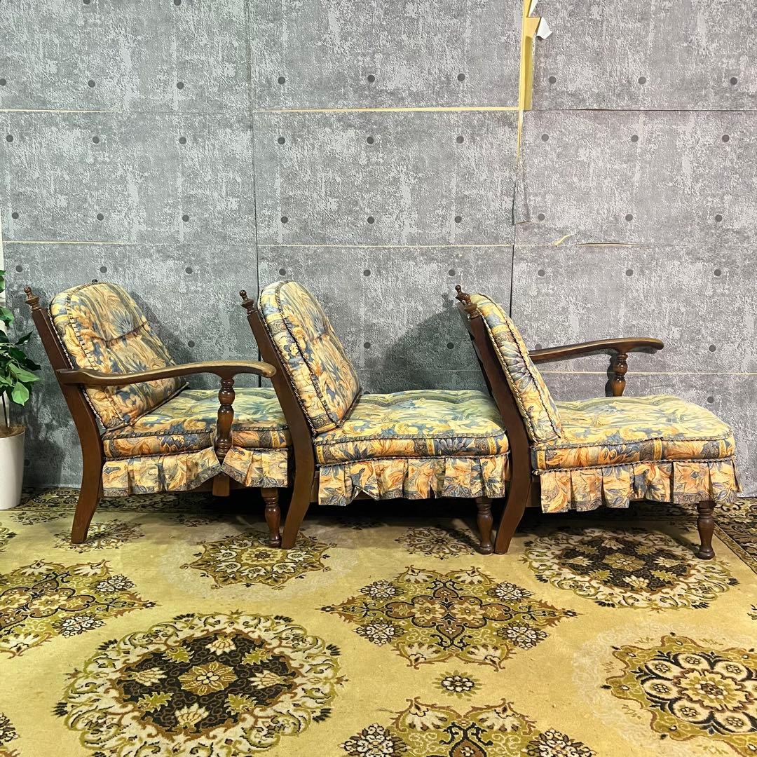 ꧁飛騨産業꧂キツツキマーク 3人掛けセパレートソファ&1人掛けアームソファセット