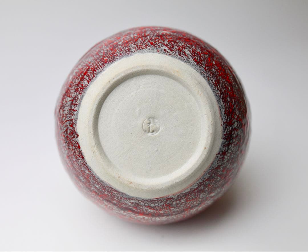 箕面焼　壺　花瓶