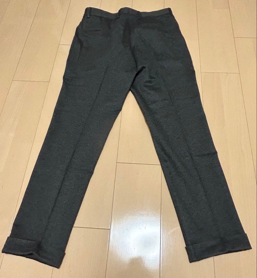 美品　MASACCIO ストレッチ　1プリーツ ドローコード スラックス