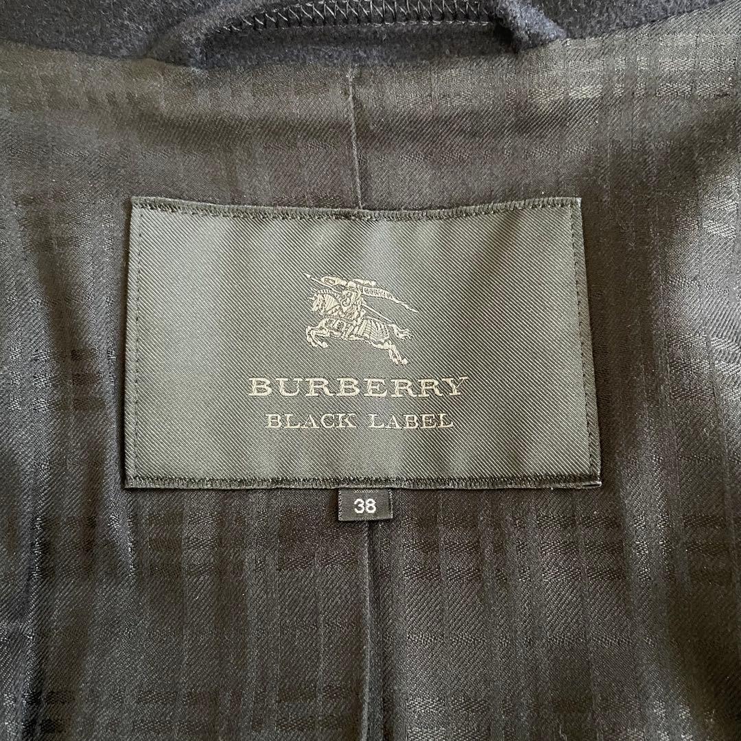 希少デザイン✨バーバリーブラックレーベル ナポレオンコート 38サイズ ネイビー