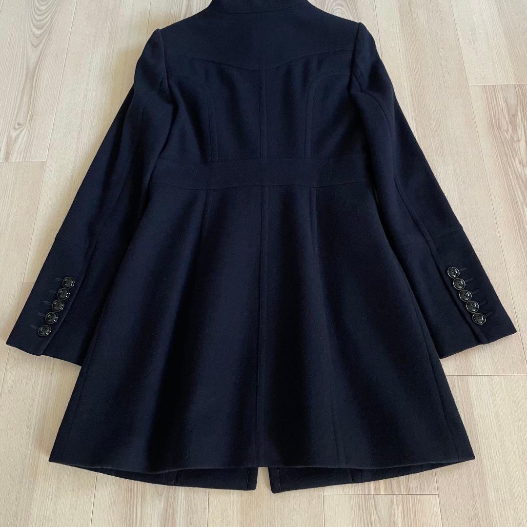 希少デザイン✨バーバリーブラックレーベル ナポレオンコート 38サイズ ネイビー