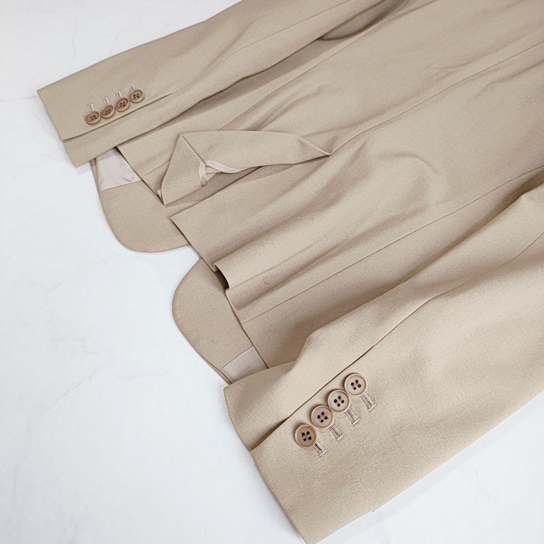 美品✨セオリー 薄手 ウール テーラードジャケット ベージュブラウン M