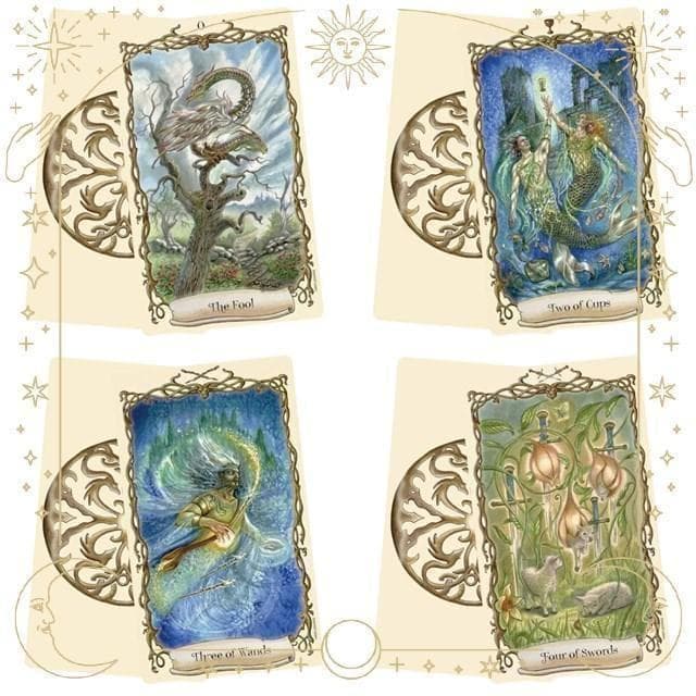 【正規品タロットカード】希少入手困難品✨神話や伝説の幻獣、動物たちの美麗デッキ