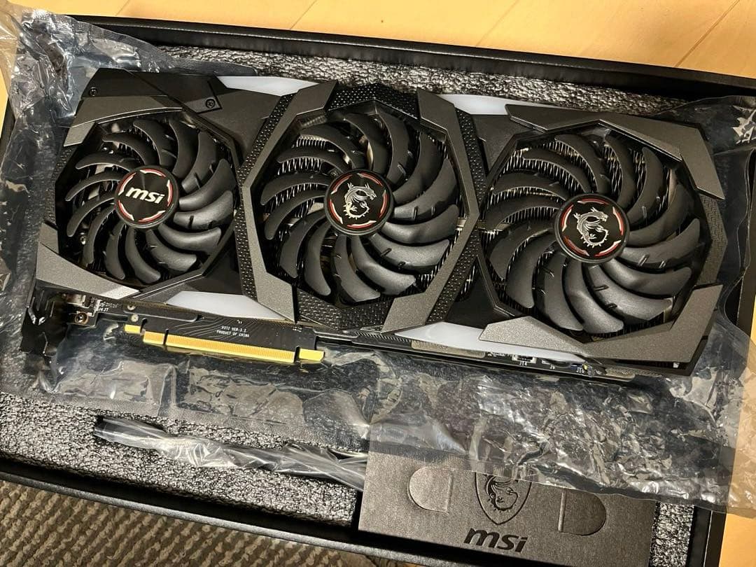 ほぼ未使用美品　MSI GeForce RTX2080 おまけRBG突っ張り棒