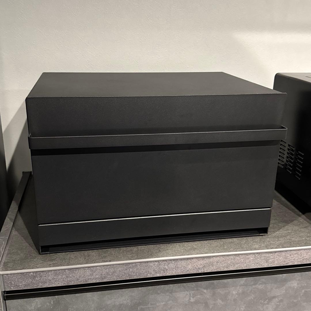 ブレッドケース タワー 引き出し型 2段 ブラック