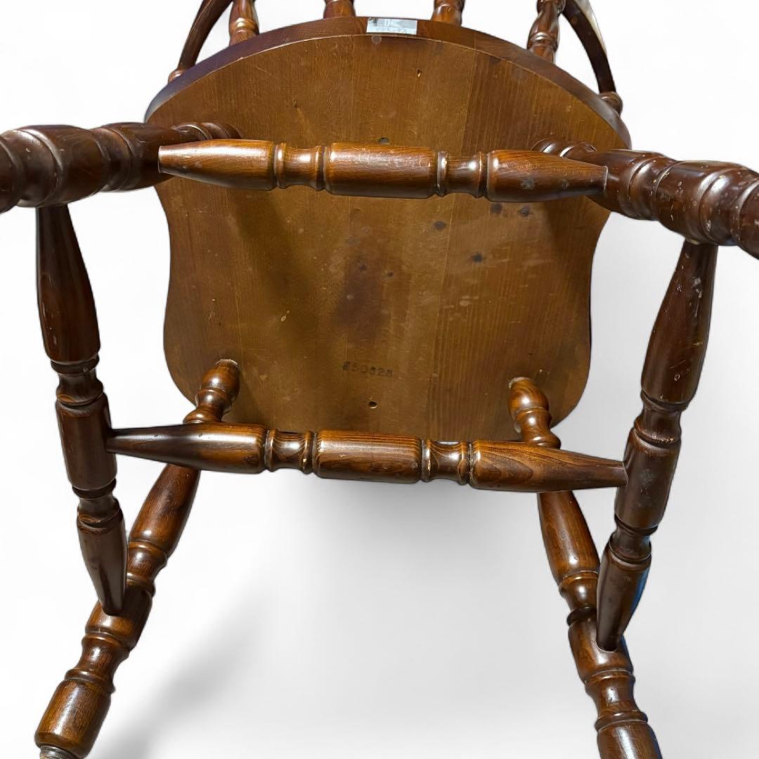 ①【4脚あり】柏木工 KASHIWA ウィンザーチェア　ダイニングチェア