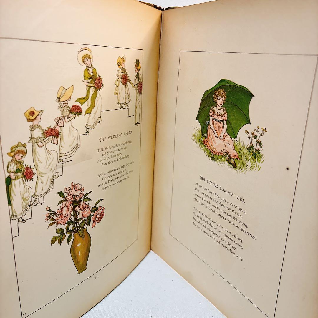 洋書 希少 ケイト グリーナウェイ マリーゴールドガーデン 1885年初版推定