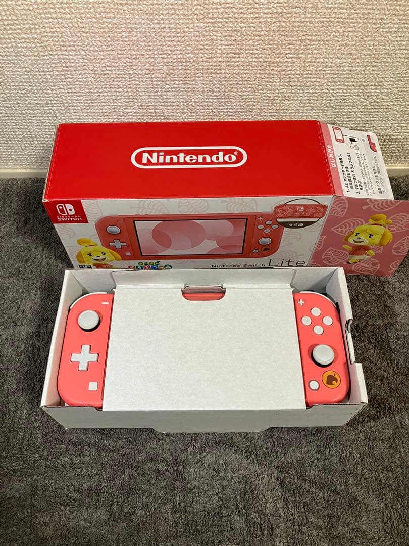 Nintendo Swicth lite 本体 あつまれどうぶつの森セットしずえ