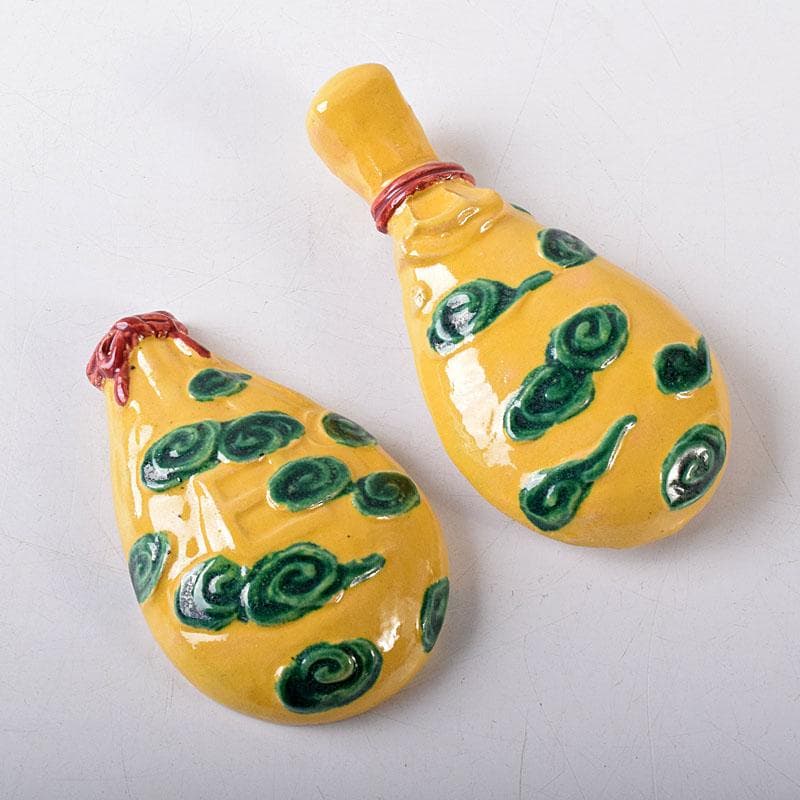 茶道具　松阪萬古焼　松古窯　佐久間芳丘作　色絵　干支　巳香合　共箱　V　8209