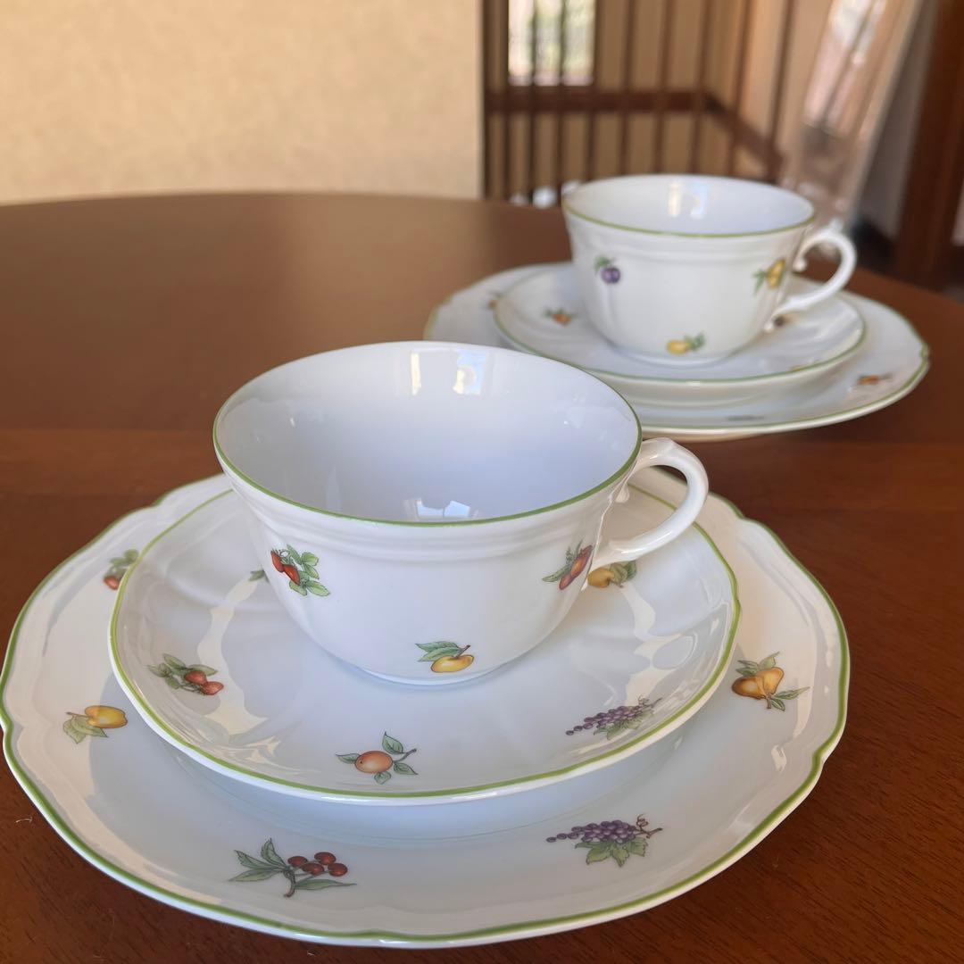 【美品】リチャードジノリ★アンティコエデン★トリオ　ペア