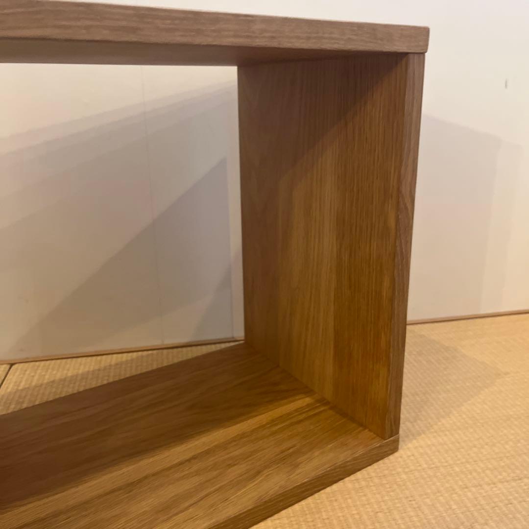 無印良品　スタッキングシェルフ　オーク　硬質パルプボックス
