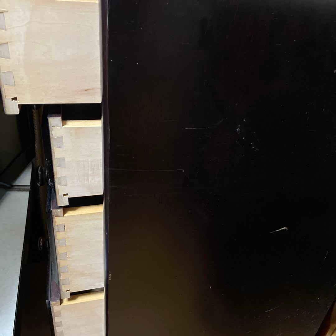 ダークブラウン 11 引き出し タンス