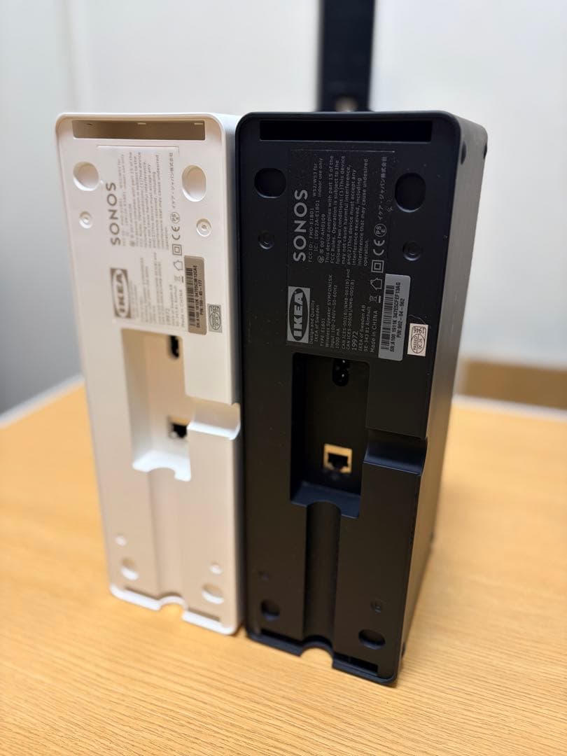 IKEA SONOS SYMFONISK 2台セット ホワイト/ブラック