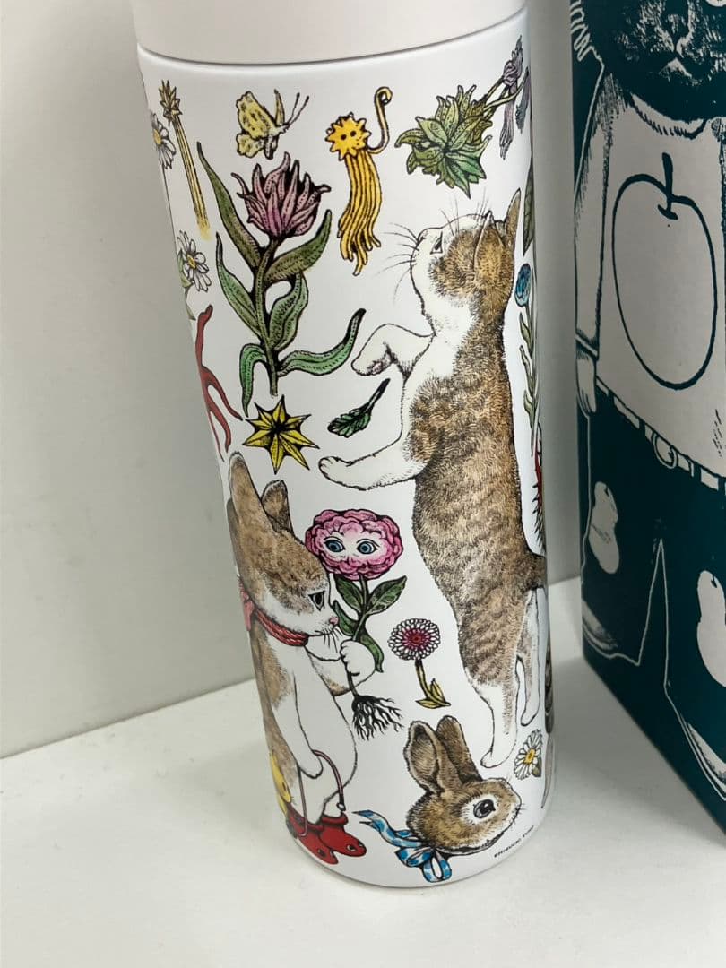 【ヒグチユウコ　スリムサーモステンレスボトル】BORIS　500ml