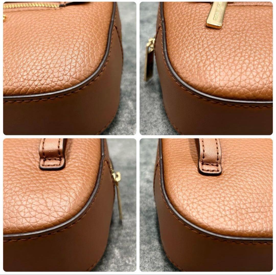 ✨極美品✨マイケルコース　ジェットセット　ショルダーバッグ ボディバッグ　茶