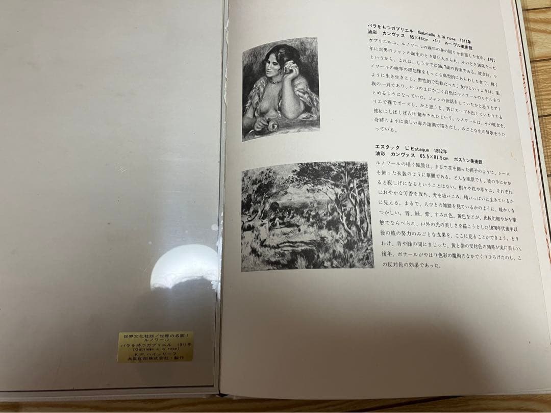 世界の名画１　RENOIR 　ルノワール