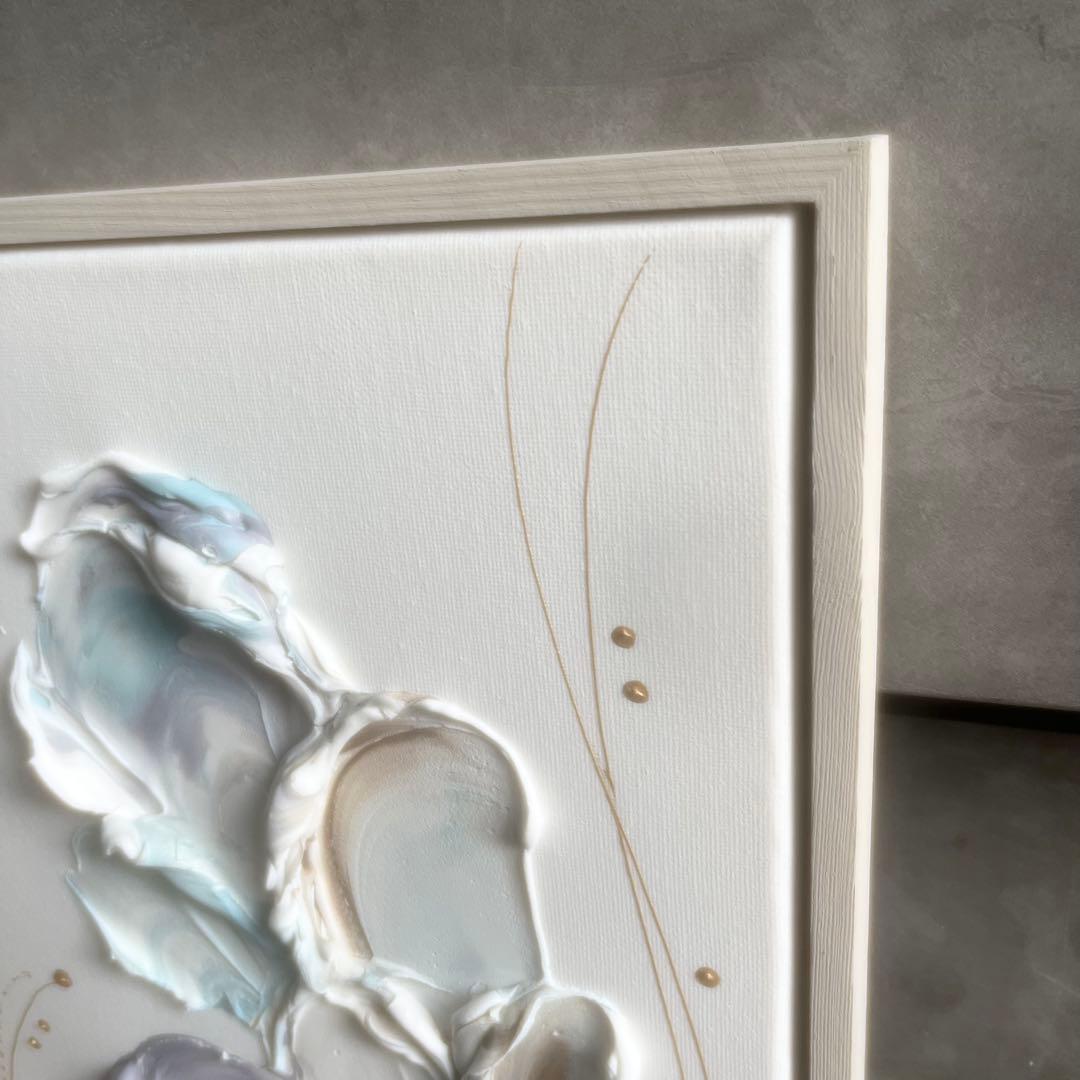 現代アート　35×26㎝　フレーム付き　インテリア　モダン　アートパネル　抽象画