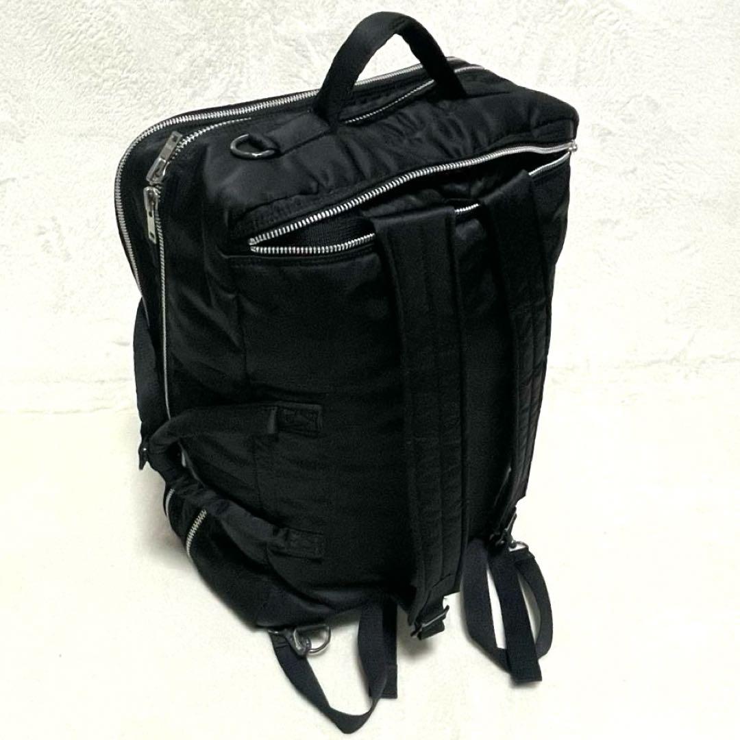 【美品】PORTER 3way 2層式 タンカー リュック ビジネスバッグ