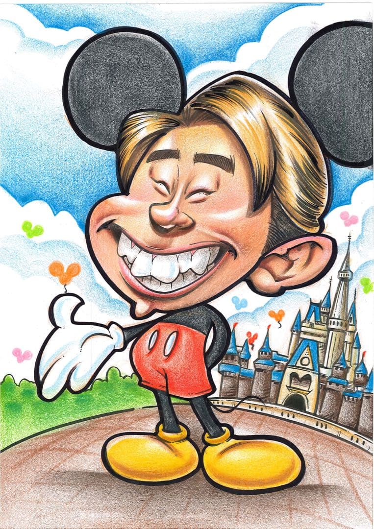 世界で1枚のオーダーメイド似顔絵★還暦☆大人数okアレンジok