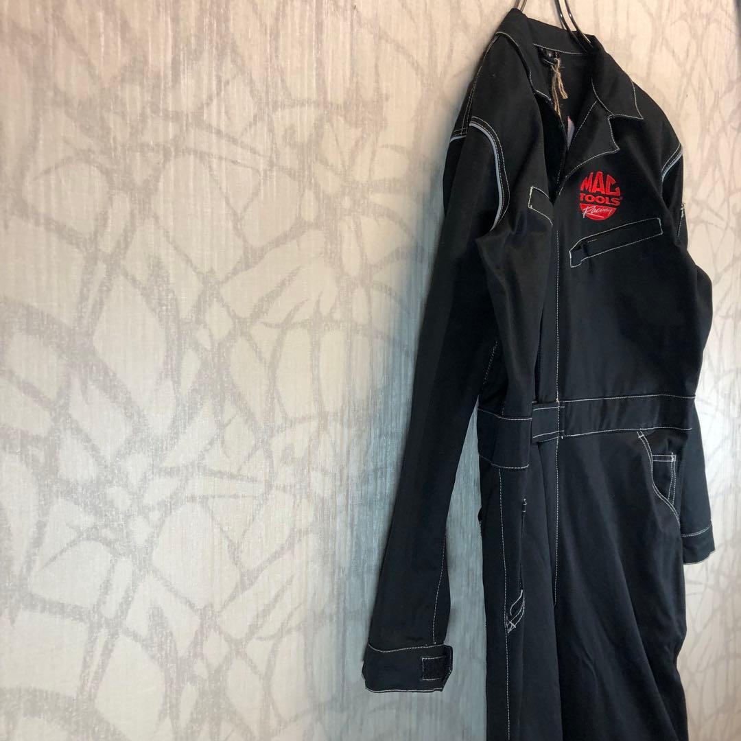 マックツール　MAC TOOLS ブラックオーバーオール　つなぎ　R