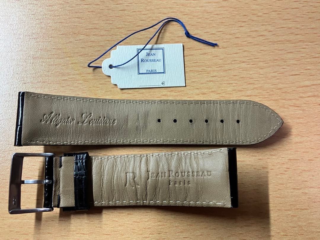 ジャンルソー アリゲーター 22mm jean rousseau