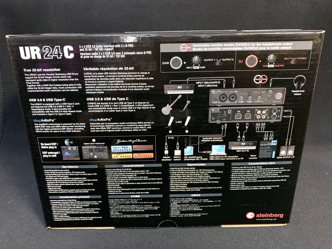 Steinberg UR24C USBオーディオインターフェイス