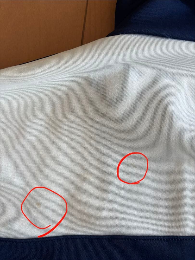 希少 adidas 80s 90s ホワイトネイビー トラックジャケット