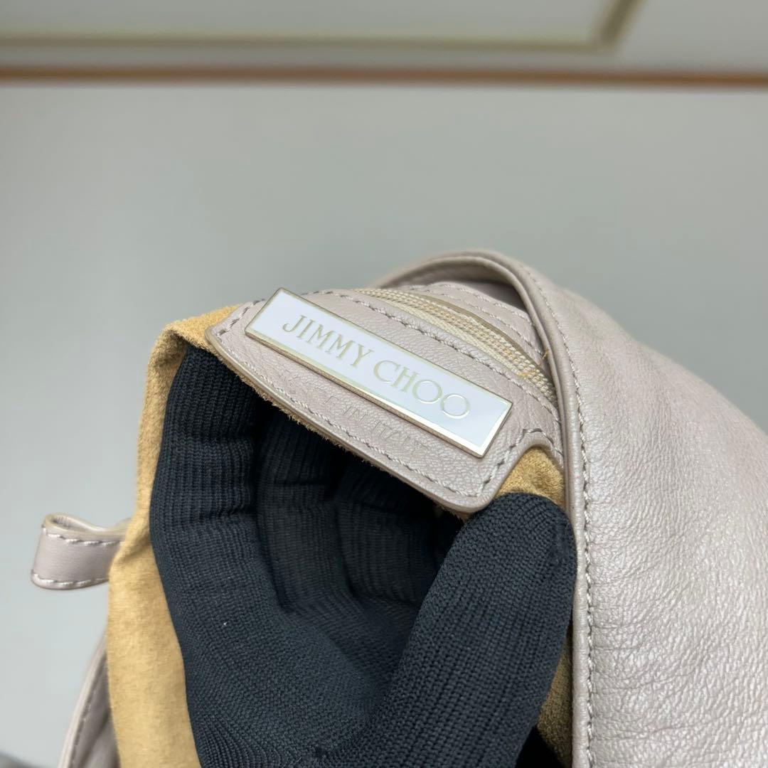 極希少✨　ジミーチュウ　ワンショルダーバッグ　スカイ　レザー　パイソン　ホーボー