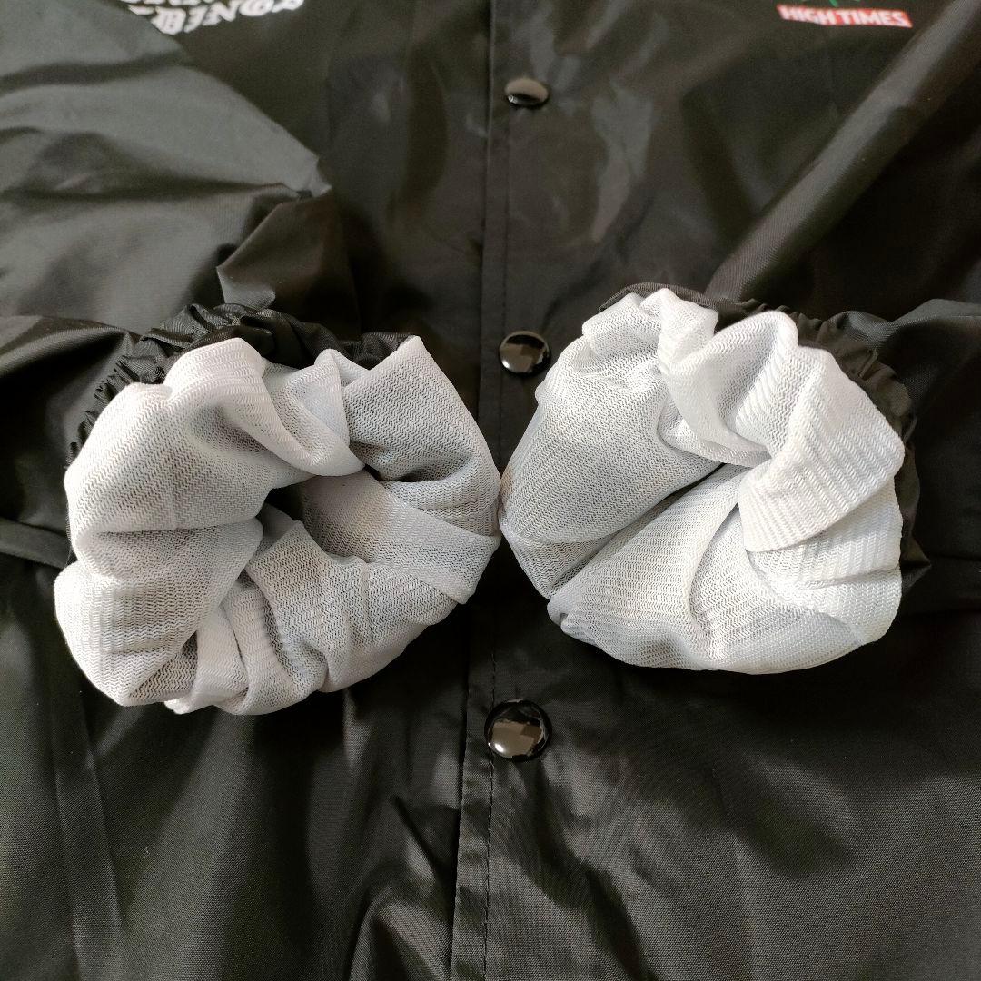 下げ札付き ワコマリア×舐達麻×ハイタイムス プリント コーチジャケット XL