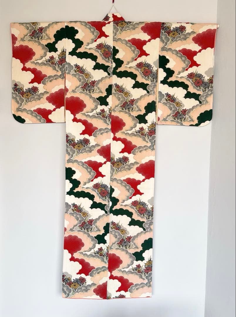 七五三 アンティーク着物　7歳　753