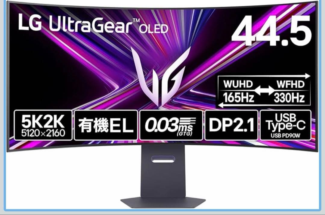 LG OLED 45GX950A-B 44.5インチ5K2K
