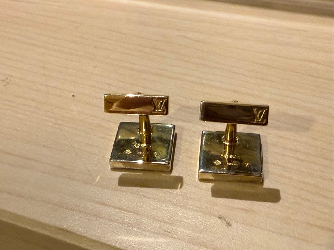 ⭕️正規品 ルイヴィトン カフリンクス カフス ag925 ダミエ4 美品