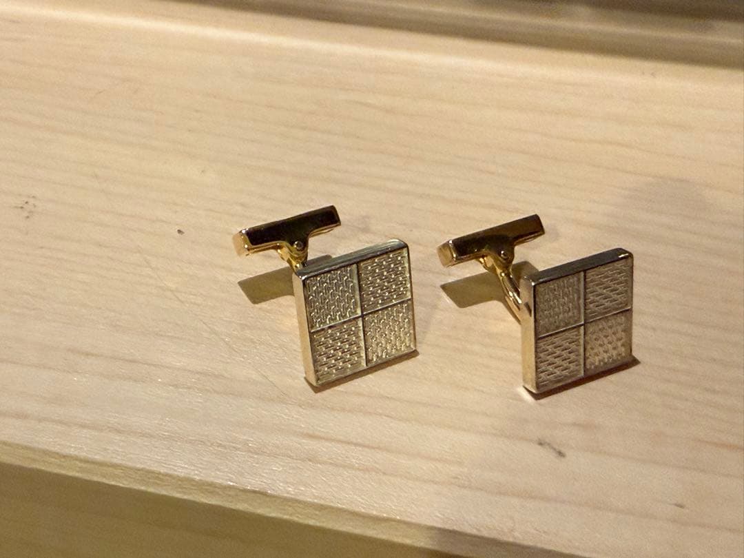 ⭕️正規品 ルイヴィトン カフリンクス カフス ag925 ダミエ4 美品