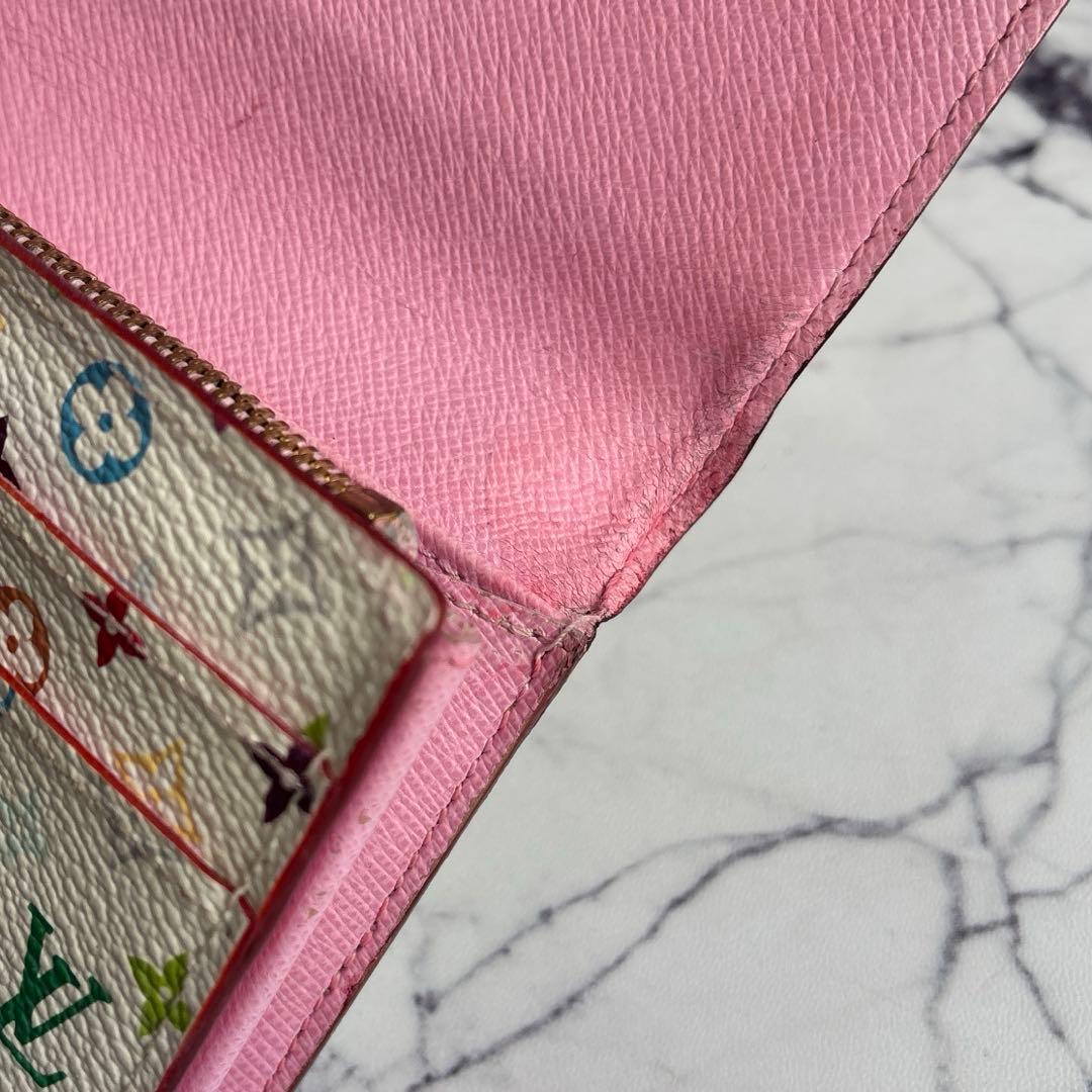 ルイヴィトン　モノグラム　マルチカラー　ポルトフォイユ サラ　財布　M93744